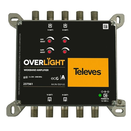 Televes Widebandverstärker Overlight, 13db OLV-LG