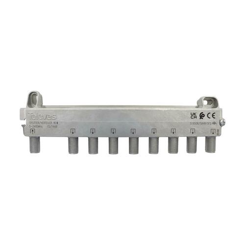 Televes Verteiler 8f 14 dB, 5-2400 MHz SAV815FZ