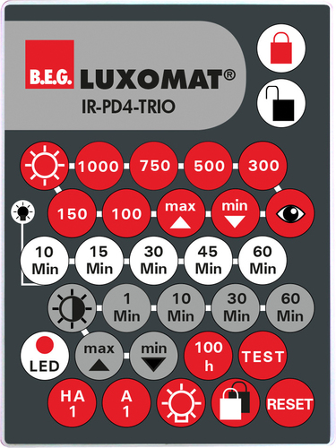 BEG Brück Electronic IR-Fernbedienung IR-PD4-TRIO