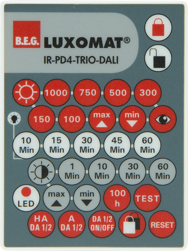 BEG Brück Electronic IR-Fernbedienung IR-PD4-TRIO-DALI