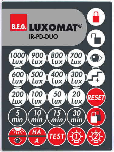 BEG Brück Electronic IR-Fernbedienung IR-PD-DUO
