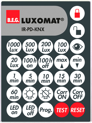BEG Brück Electronic IR-Fernbedienung IR-PD-KNX
