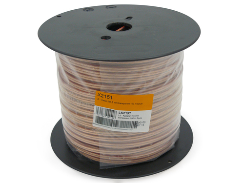 Televes LS-Kabel 2x1,5 mm 100m Spule,transp. LS215T Televes LS-Kabel 2x1,5 mm 100m Spule,transp. LS215T