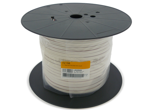 Televes LS-Kabel 2x2,5 mm 100m Spule,ws LS225WS Televes LS-Kabel 2x2,5 mm 100m Spule,ws LS225WS