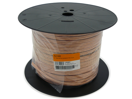 Televes LS-Kabel 2x4 mm 100m Spule,transp. LS240T Televes LS-Kabel 2x4 mm 100m Spule,transp. LS240T