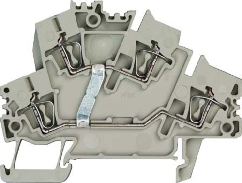 Weidmüller Doppelklemme ZDK 2.5-2V