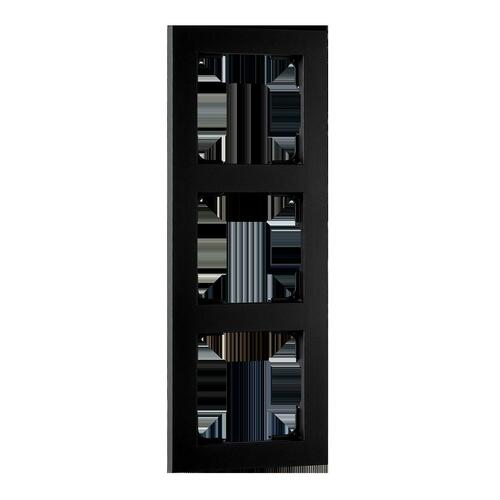SG Leuchten Rahmen 3-fach schwarz 078021
