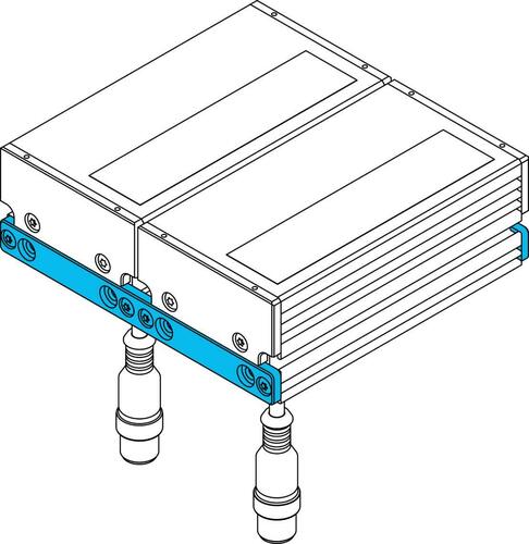 Di-soric BEK-A-MOUNTINGSET 12 x 120,5 x 3,5mm BEK-A-MOUNTINGSET