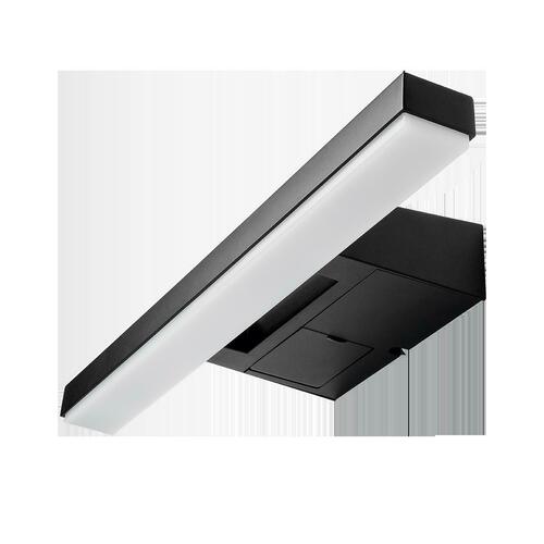 SG Leuchten LED-Spiegelleuchte 2700K, schwarz 111435