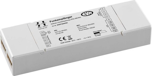 EVN Lichttechnik Funk Multicolor-Empfänger EFDP12244X5A