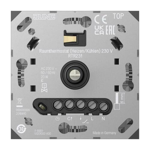 Jung Raumthermostat Schließer AC 230 V RTR 231