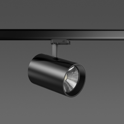RZB LED-Stromschienenstrahler 935, schwarz 742219.003.3 RZB LED-Stromschienenstrahler 935, schwarz 742219.003.3