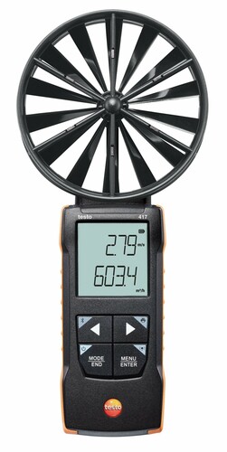 Testo Flügelrad-Anemometer 100 mm testo 417