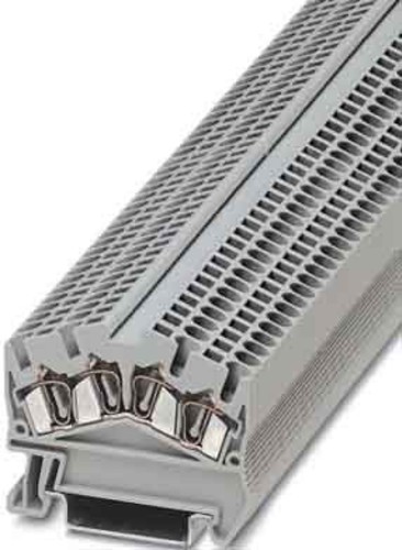Phoenix Contact Doppelzugfederklemme 2,5qmm,5,2mm,grau STS 2,5-QUATTRO