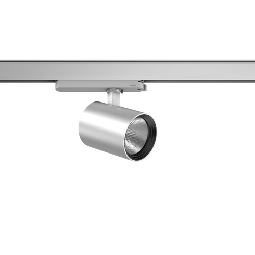 RZB LED-Stromschienenstrahler 930, silber 742251.004