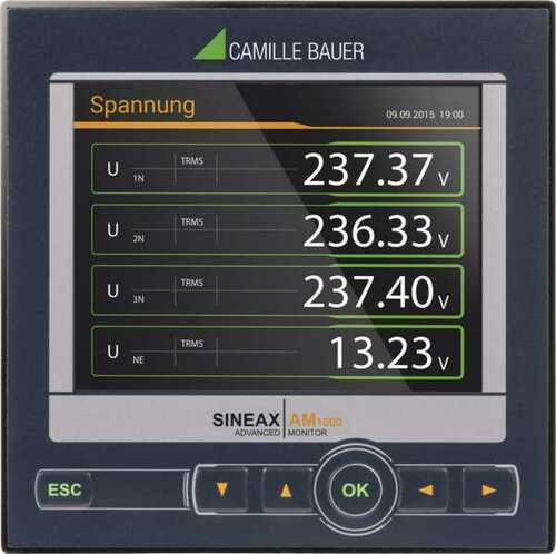 Gossen Metrawatt Leistungsmessgerät multifunktional SINEAX AM1000#188849