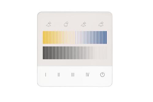 Ridi-Leuchten DALI Touchpanel weiß APCON TOUCH4W Ridi-Leuchten DALI Touchpanel weiß APCON TOUCH4W