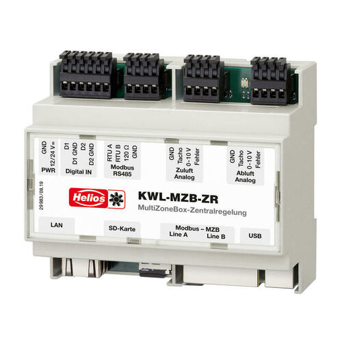 Helios Ventilatoren MultiZone Zentralregelung Anschl.bis zu 255MZB KWL-MZB-ZR Helios Ventilatoren MultiZone Zentralregelung Anschl.bis zu 255MZB KWL-MZB-ZR
