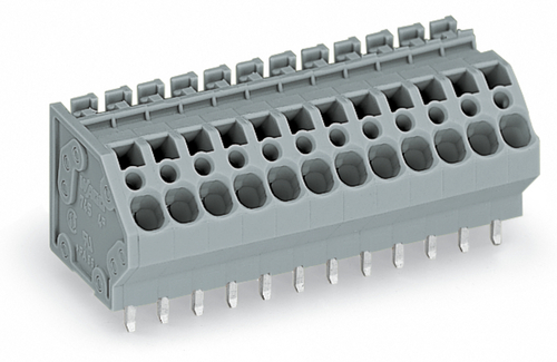 WAGO GmbH & Co. KG Leiterplattenklemme 4qmm, 5mm, 4p 745-104