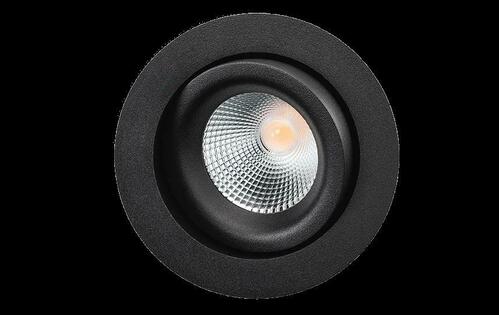 SG Leuchten LED-Downlight 3000K, schwarz 902625