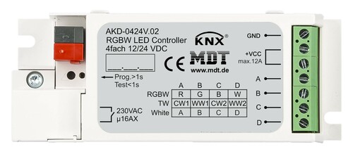 MDT technologies LED Controller 4-Kanal 3/6A, RGBW AKD-0424V.02