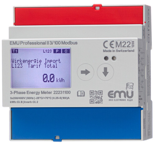 EMU Metering Drehstromzähler 3ph. P20A000MO