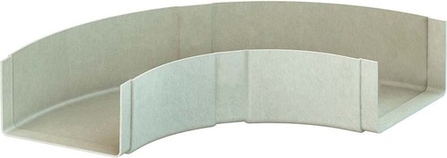 Niedax GFK-Bogen 90Gr. 80x150mm KPB 80.150/P Niedax GFK-Bogen 90Gr. 80x150mm KPB 80.150/P