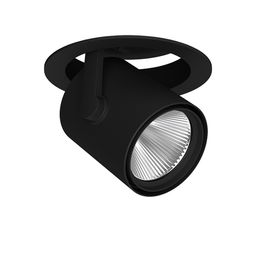 LTS Licht&Leuchten LED-Einbaustrahler 930, schwarz JETT-R 103.930.FL sw