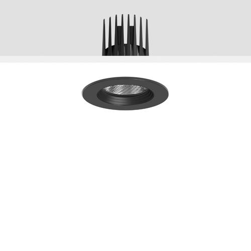 RZB LED-Einbaudownlight 935, DALI, schwarz 901742.003.3.76