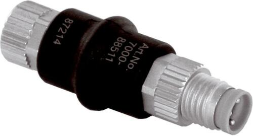 Di-soric Adapterstecker Bu M8x1, St M8x1 M8K3/M8S4