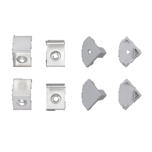 Nobile Ersatzkit f. Alu Eckprofil grau 5011146809