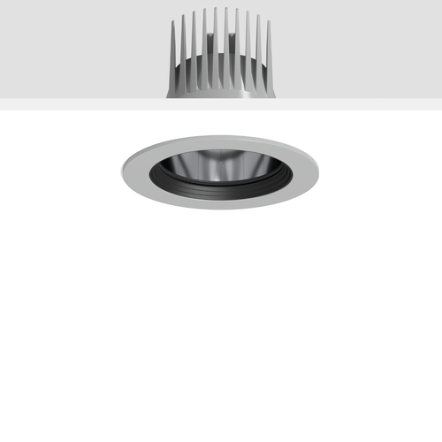 RZB LED-Einbaudownlight 940, DALI, silber 901757.004.1.76