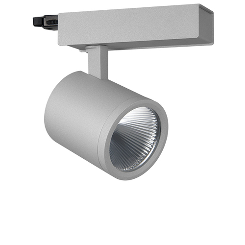LTS Licht&Leuchten LED-Stromschienenstrahler DALI, silber SCOUT202TWPIMF/CASsi