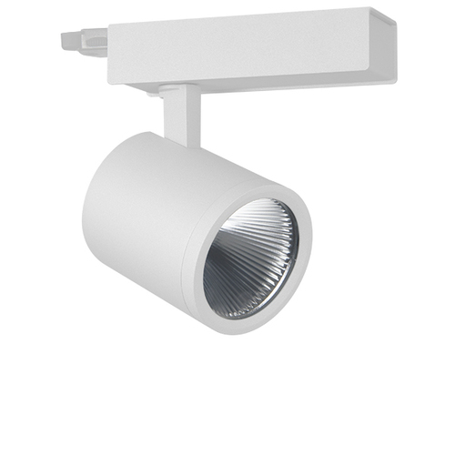 LTS Licht&Leuchten LED-Stromschienenstrahler DALI, weiß SCOUT202TWPIWF/CASws
