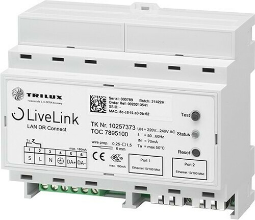 Trilux Steuergerät LiveLink LAN DR Con Trilux Steuergerät LiveLink LAN DR Con