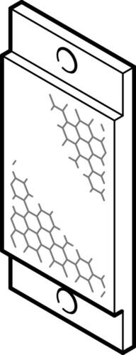 Di-soric Reflektor Laser, 43 x 20mm RL 43x20/110°