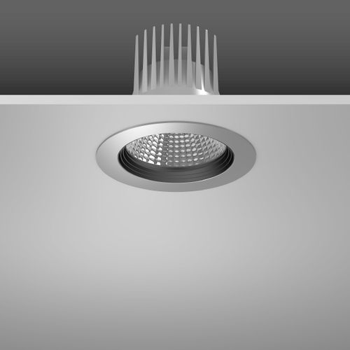 RZB LED-Einbaudownlight 927, DALI, silber 901765.004.2.76