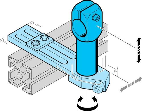 Di-soric Winkelarm SH-WKA-14-14-80 Di-soric Winkelarm SH-WKA-14-14-80