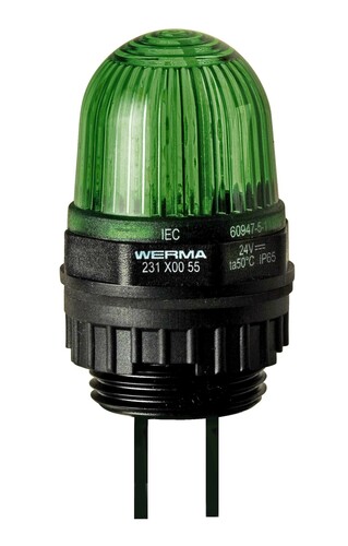 Werma Micro LED-Einbauleuchte 115VAC GN 23120067