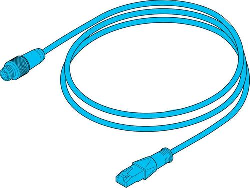 Di-soric Ethernetkabel Bu M12 ger St ger VSSM-Z-5/RJ45-X Di-soric Ethernetkabel Bu M12 ger St ger VSSM-Z-5/RJ45-X
