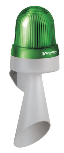 Werma LED-Hupe WM Dauerton 10-48VAC/DC GN 43420070