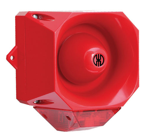 Werma Blitz-Sirene WM 32 Töne 9-60VDC RD/RD 44101055