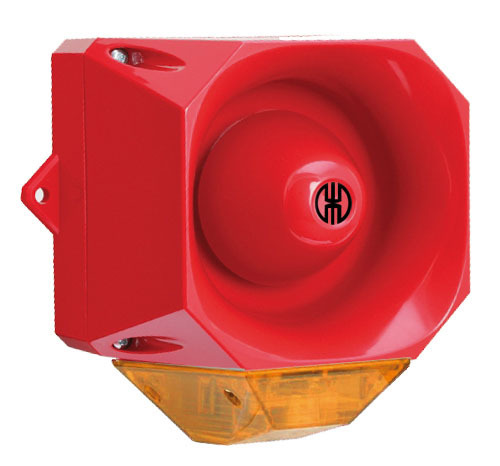 Werma Blitz-Sirene WM 32 Töne 9-60VDC RD/YE 44103055