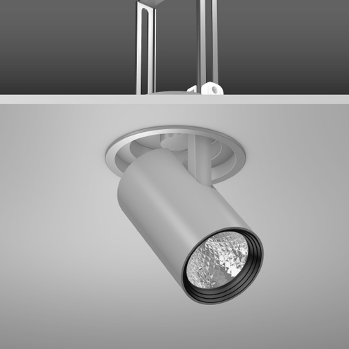 RZB LED-Einbaustrahler 927, DALI, silber 911503.004.2.76