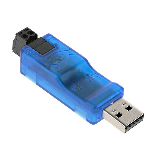 BEG Brück Electronic Reiheneinbaugerät AP USB-Stick-IF/KNXblau