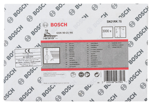 Bosch Power Tools Streifennagel SN21RK 75 2,8mm 2608200029(VE3000)