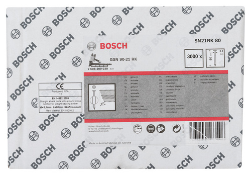 Bosch Power Tools Streifennagel SN21RK 80 3,1mm 2608200030(VE3000)