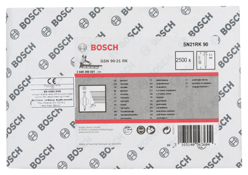 Bosch Power Tools Streifennagel SN21RK 90 3,1mm 2608200031(VE2500)