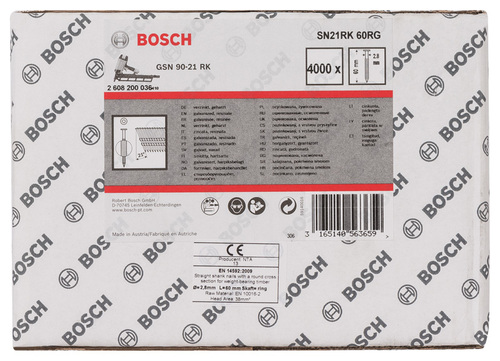 Bosch Power Tools Streifennagel SN21RK 60RG 2,8mm 2608200036(VE4000)