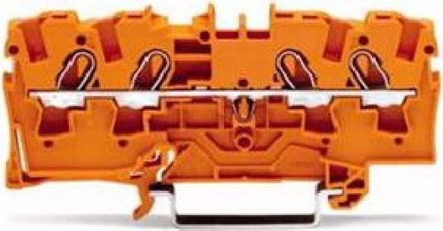 WAGO GmbH & Co. KG Durchgangsklemme 4-Leiter, TS 35 2004-1402